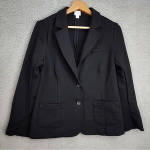 J. Crew Classic Black Blazer Size 10